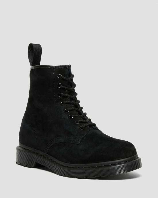 Botines Dr. Martens 1460 Mono Suede Hombre Negros MX-26417